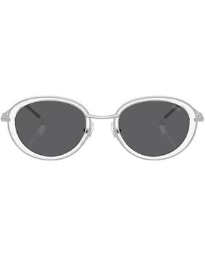 DIESEL Oval Frame Sunglasses - White