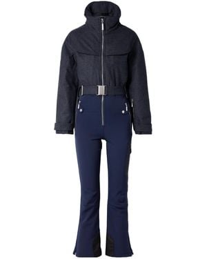 CORDOVA Eiger Belted Wool-Blend And Twill Ski Suit - Blue