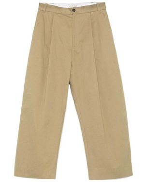 Studio Nicholson Casual Trousers With Belt Loops - Natural