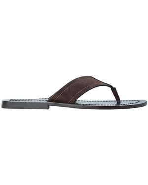 The Row Dan Flip Flop - Brown