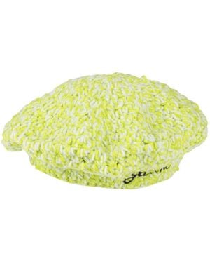Ganni Solid Color Hats - Yellow