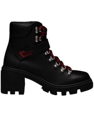 Moncler Carol 50Mm Leather Ankle Boots - Black