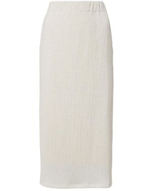 Vince Knitted Pencil Skirt - White
