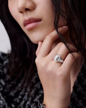 Dior Médaillon Ring - Black