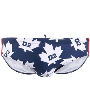 DSquared² Logo Swimming Trunks - Blue