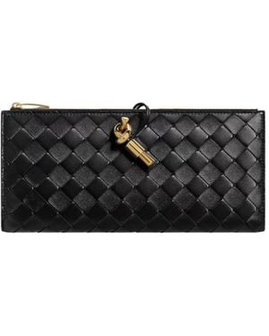 Bottega Veneta Andiamo Wallet Organizer - Black
