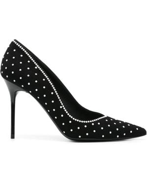 Balmain Pointed High Heels - Black