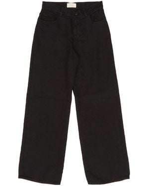 The Row Eglitta Linen Jeans - Black