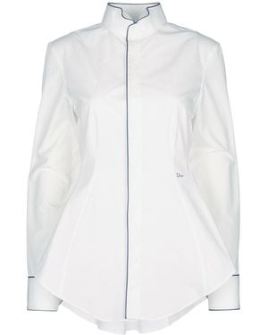 Dior Christian Fitted Blouse - White