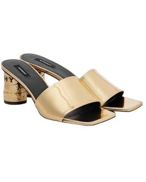 Givenchy Mirrored Leather Mules - Multicolor