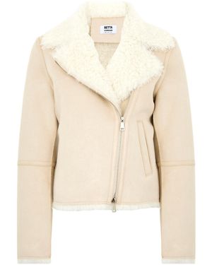 Betta Corradi Long-Sleeved Casual Jacket - Natural