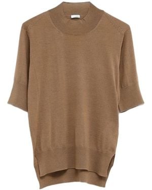 Jil Sander Crew-Neck T-Shirt - Brown