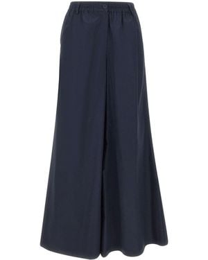 Kaos Button Palazzo Pants - Blue
