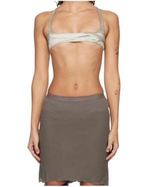 Rick Owens Square Neck Top - Grey