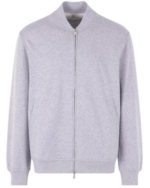 Brunello Cucinelli Zipped Jacket - Purple