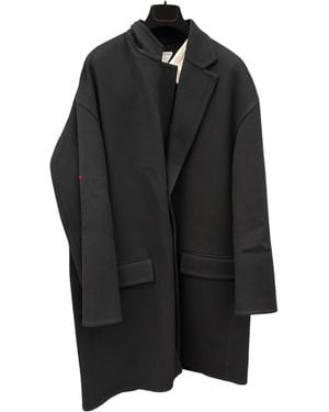 Bottega Veneta V-Neck Double Face Coat - Black