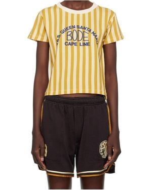 Bode Medalist Striped T-Shirt - Multicolour