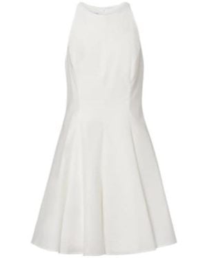 Brunello Cucinelli Cotton-Blend Minidress - White