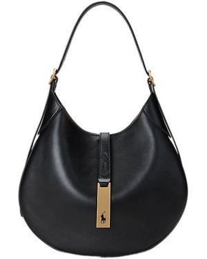 Polo Ralph Lauren Ralph Lauren Polo Id Hobo Shoulder Bag - Black