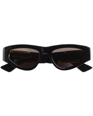 Bottega Veneta Eyewear Dash Cat-Eye Frame Sunglasses - Black