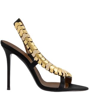 Giuseppe Zanotti Gz Dafne Embellished Sandals - Metallic