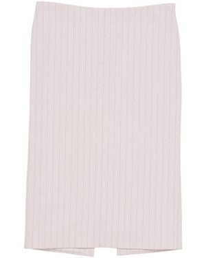 Acne Studios Pinstripe Midi Skirt - Pink