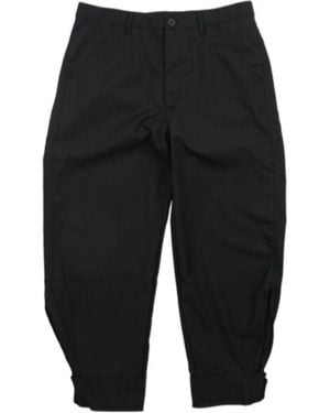 Comme des Garçons Belt-Loop Casual Trousers - Black