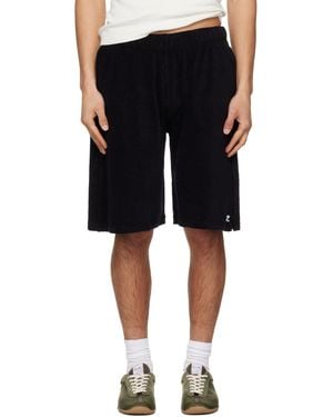 Courreges Spongy Sports Shorts - Black