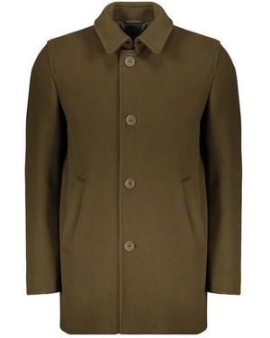 Herno Single-Breasted Coat - Green