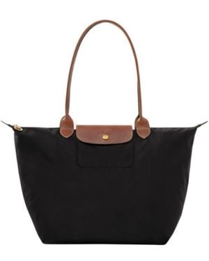 Longchamp Le Pliage Large Top Handle Bag - Black
