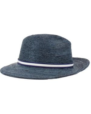 Borsalino Argentina Color Crochet Hat - Blue