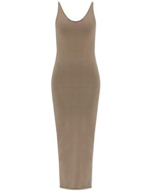 Entire studios Raw Knit Midi Knitted Dress - Natural
