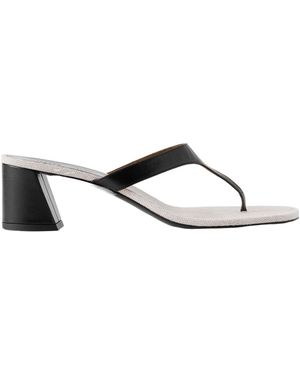 KHAITE Archer High-Heeled Sandals - White