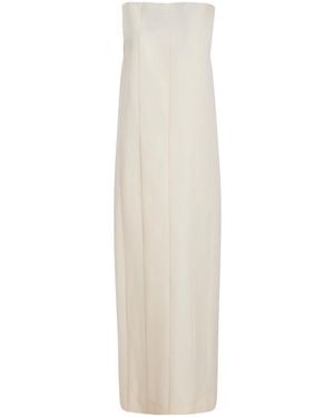 KHAITE Martay Sleeveless Dress - White