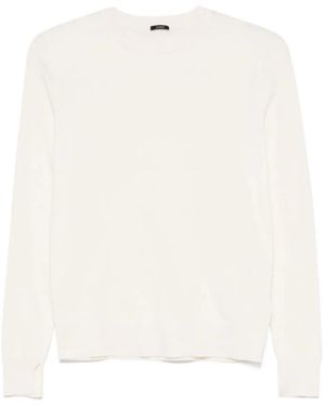 JOSEPH Crew-Neck Top - White