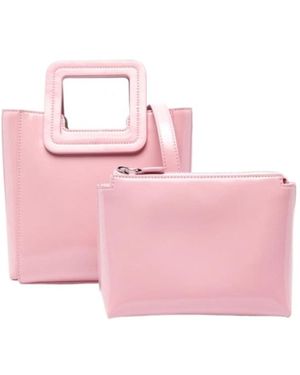 STAUD Mini Shirley Tote Bag - Pink
