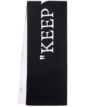 Off-White c/o Virgil Abloh Keep Warm Scarf - Black