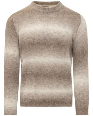 Woolrich Ombré-Effect Knitted Jumper - Grey