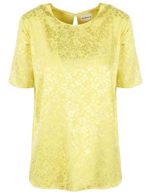 P.A.R.O.S.H. Floral-Motif Blouse - Yellow