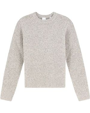 Aspesi Ribbed Knit Sweater - White