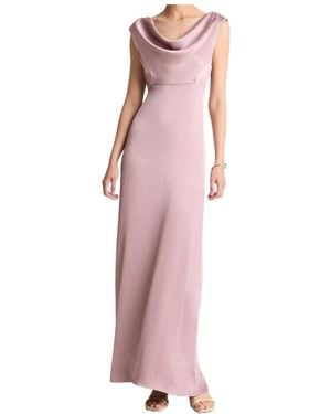 Vince Cowl-Neck Dress - Pink