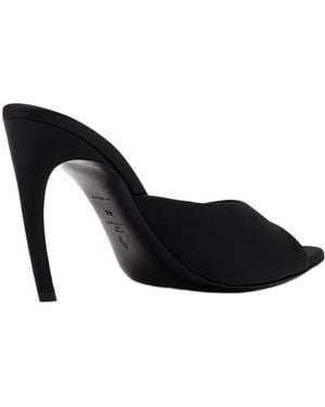 The Attico Betta Stiletto Mules - Black