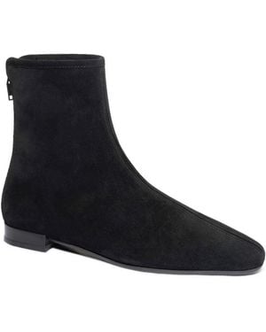TOTEME Totême Zip Ankle Boots - Black