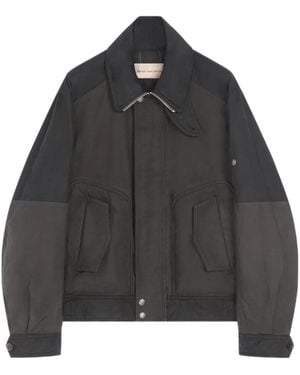 Dries Van Noten Overdyed Cotton Jacket - Black
