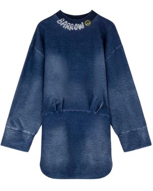 Barrow Drop Shoulder Denim Dress - Blue