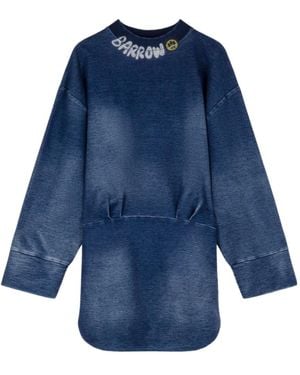 Barrow Drop Shoulder Denim Dress - Blue