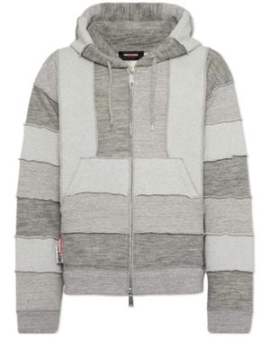 DSquared² X Magliano Zip-Up Hoodie - Grey