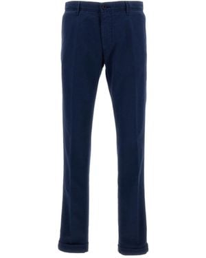 Incotex Straight-Leg Casual Pants - Blue