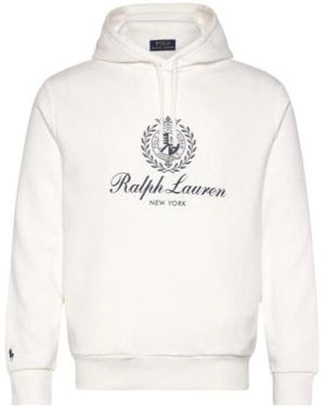 Polo Ralph Lauren Logo-Print Hoodie - White