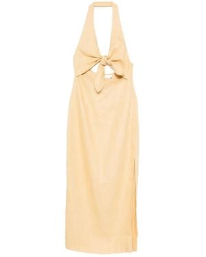 SIR. Carlotta Midi Dress - Metallic